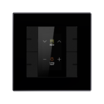 KNX Push Button Sensor with Display, 4-Gang with Secure, 55mm